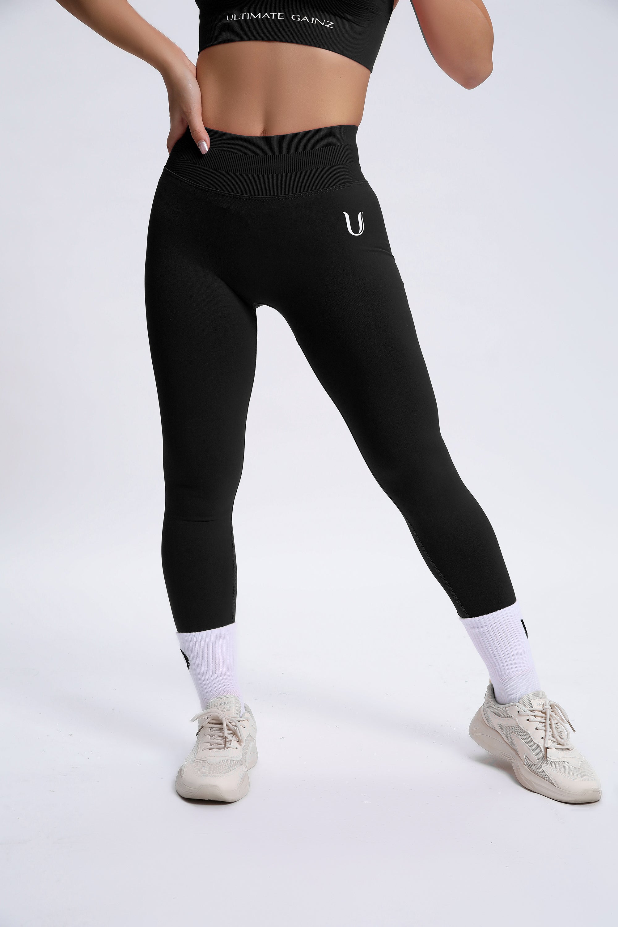 Joy | Legging Sculptant avec Scrunch – Noir