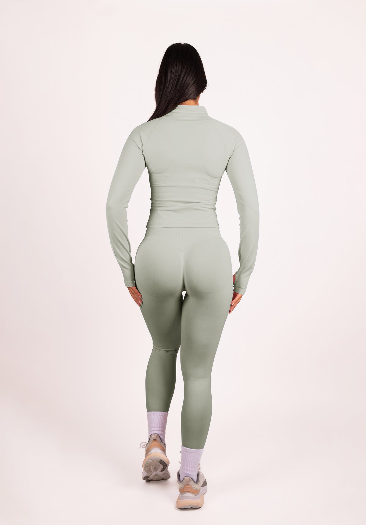 Beau | Premium High Performance Legging Scrunch - Ivoire