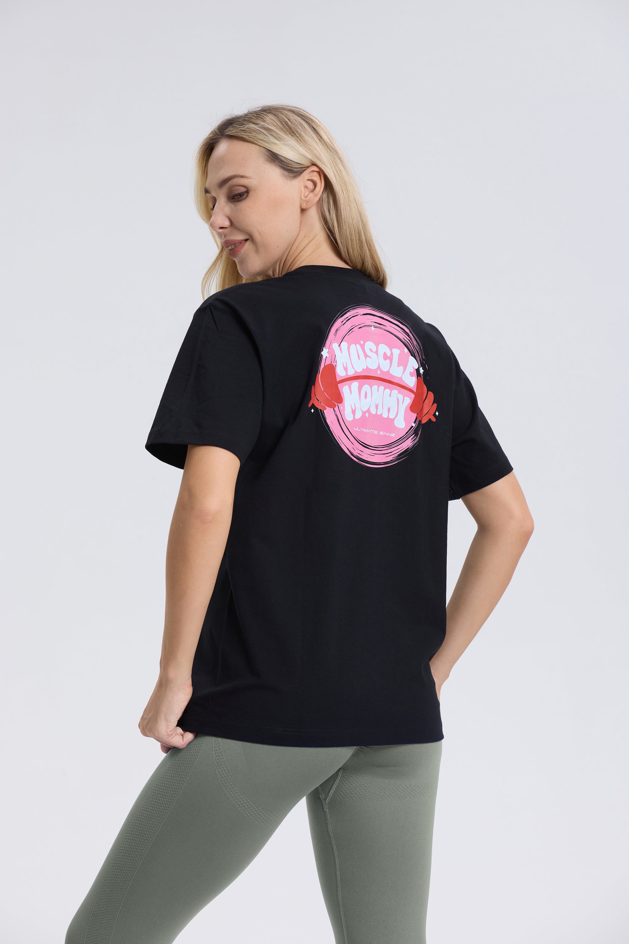 ÉDITION LIMITÉE Ultimate Gainz | Muscle Mommy Shirt - Noir