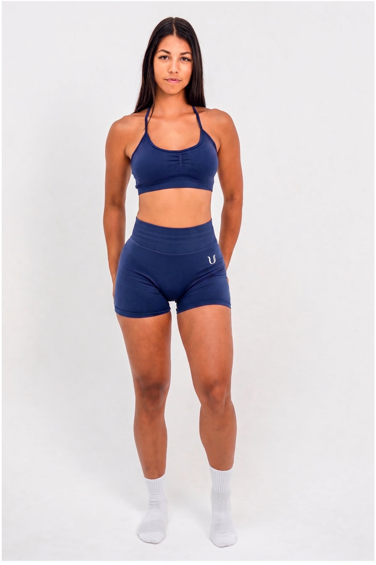 Luna | Premium Adjustable Sports Bra - Bleu foncé