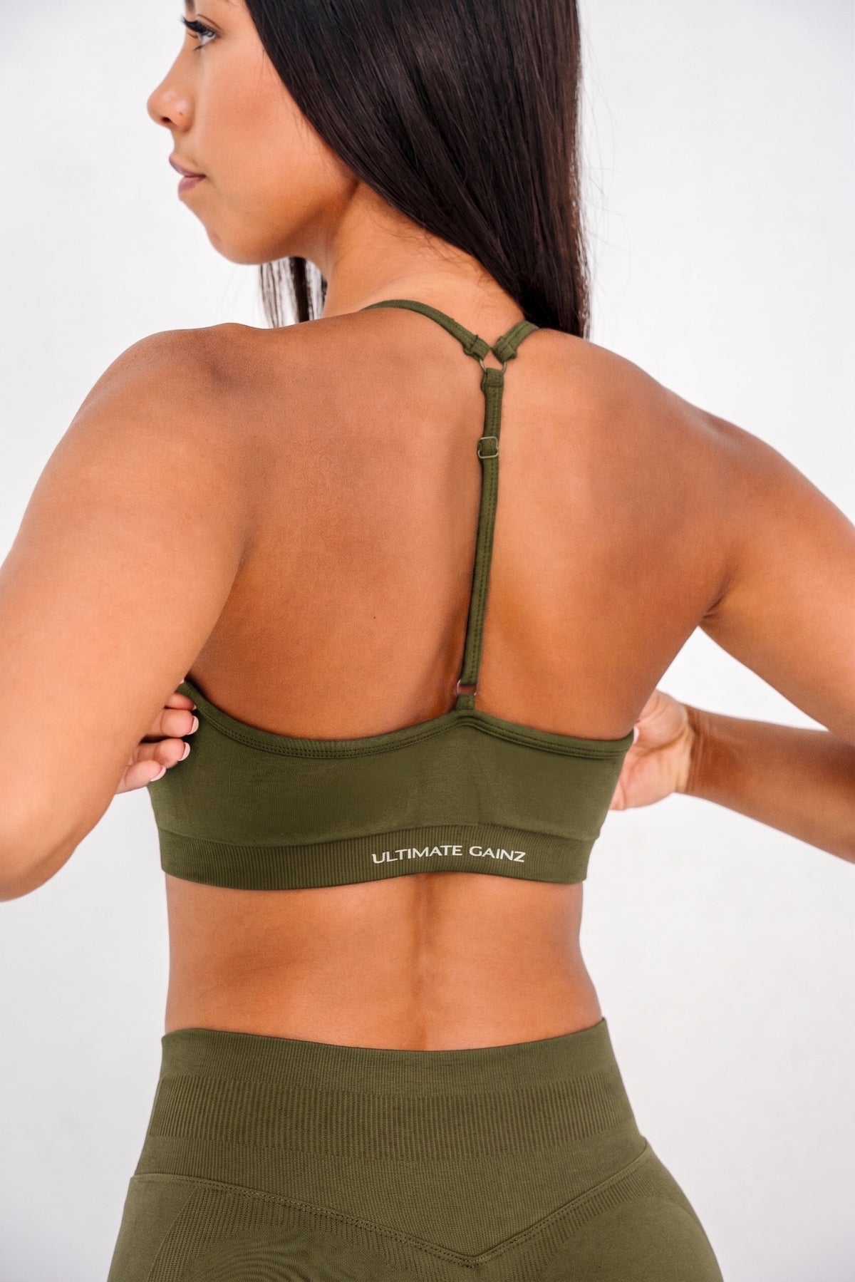 Luna | Premium Adjustable Sports Bra - Vert