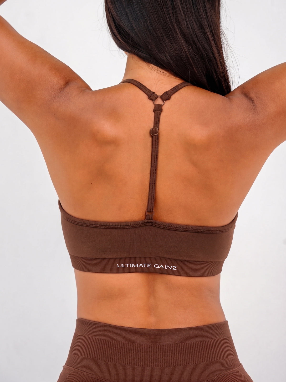 Luna | Premium Adjustable Sports Bra - Marron