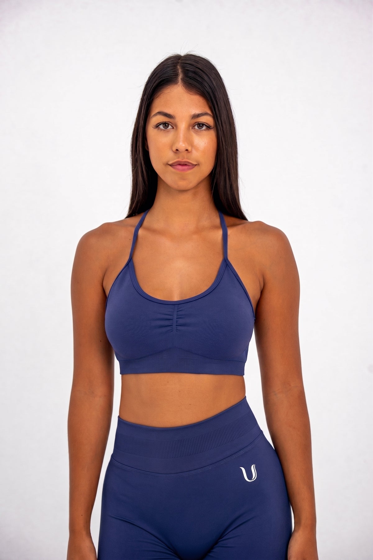 Luna | Premium Adjustable Sports Bra - Bleu foncé