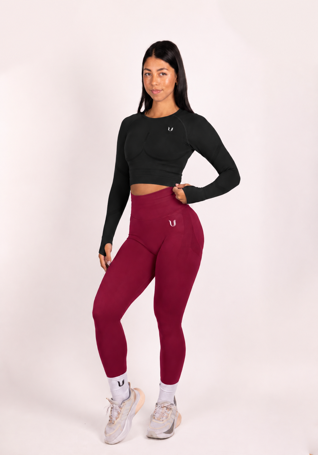 Leonie | Leggings Premium Scrunch - Rouge