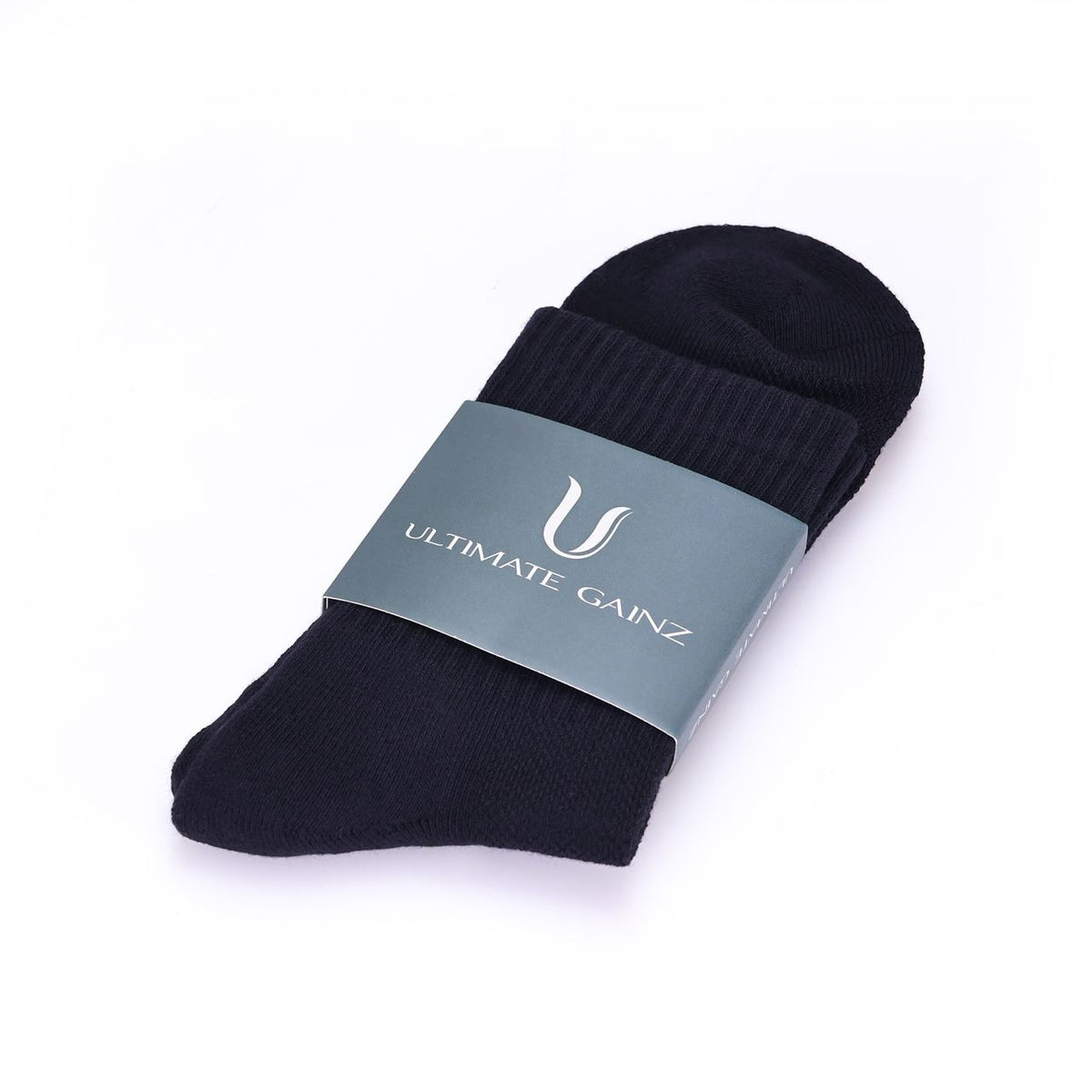 Ultimate Gainz - Performance Sokken Unisex - Zwart 1 Paar - afbeelding 3