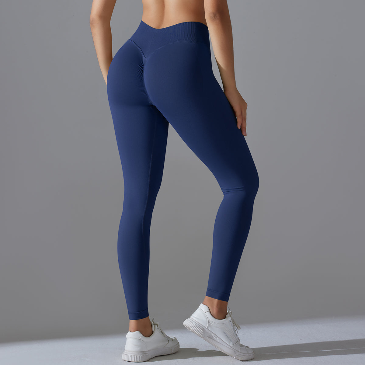 Mila V2 | Scrunch Sport Legging - Marine Blauw