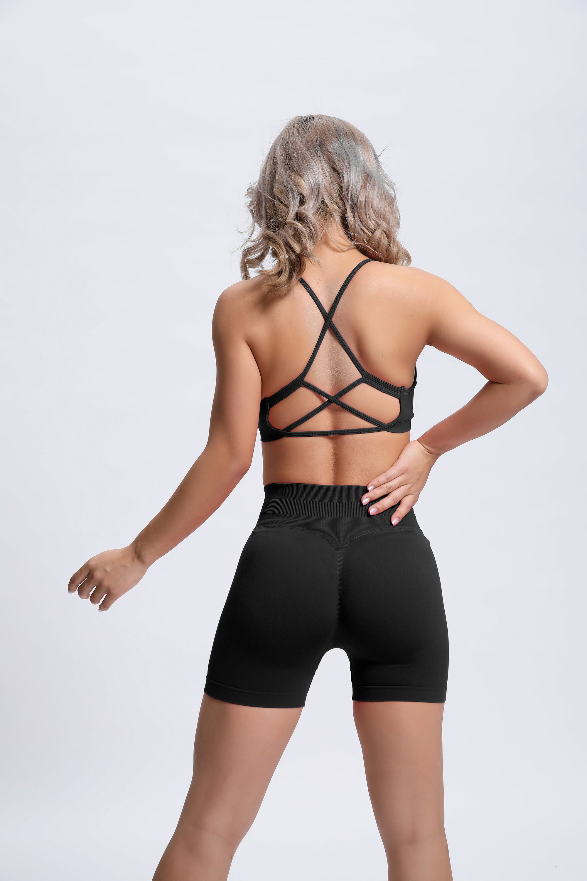 Joy | Short Sculptant avec Scrunch – Vert