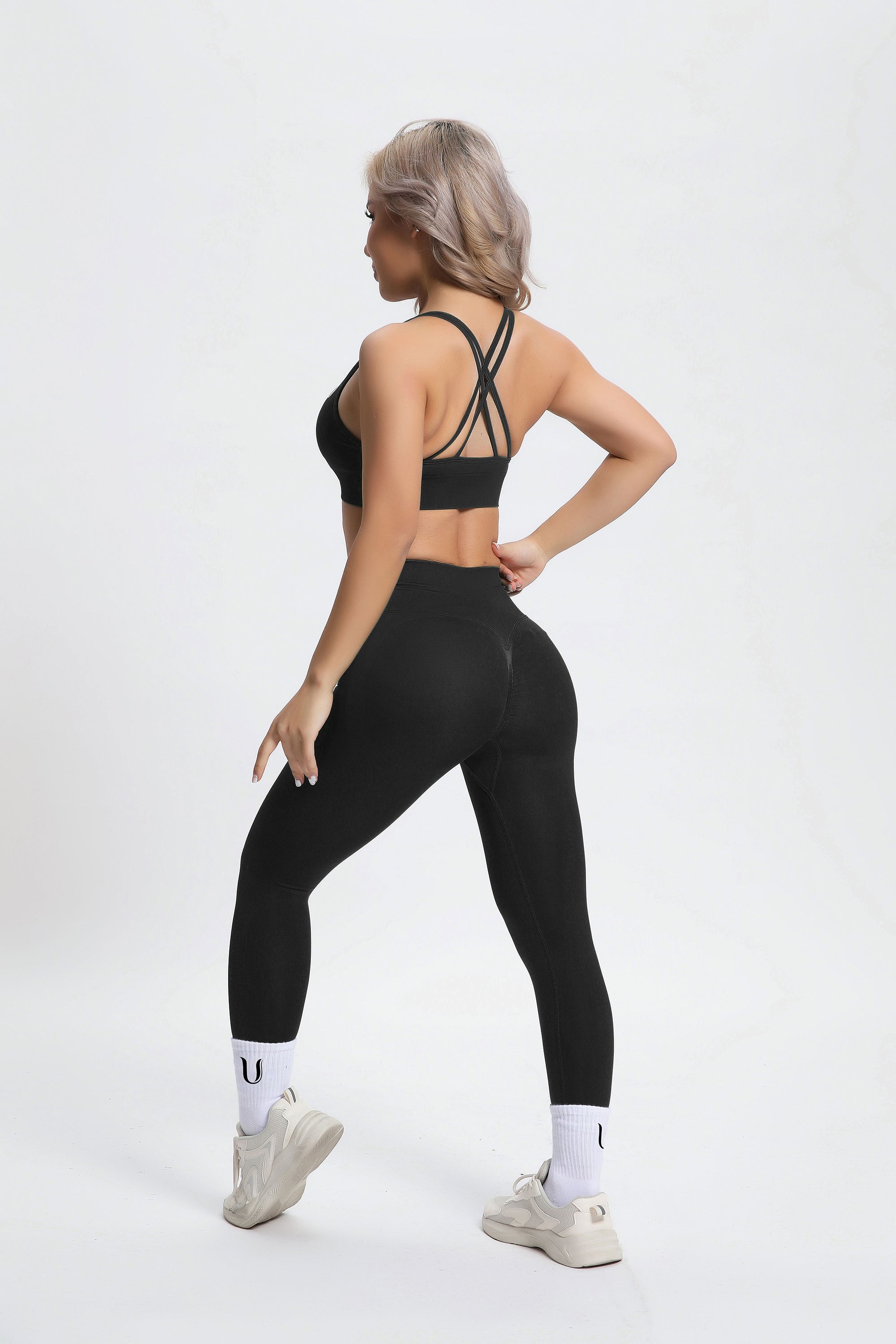 Olivia | Legging Power sans couture - Noir