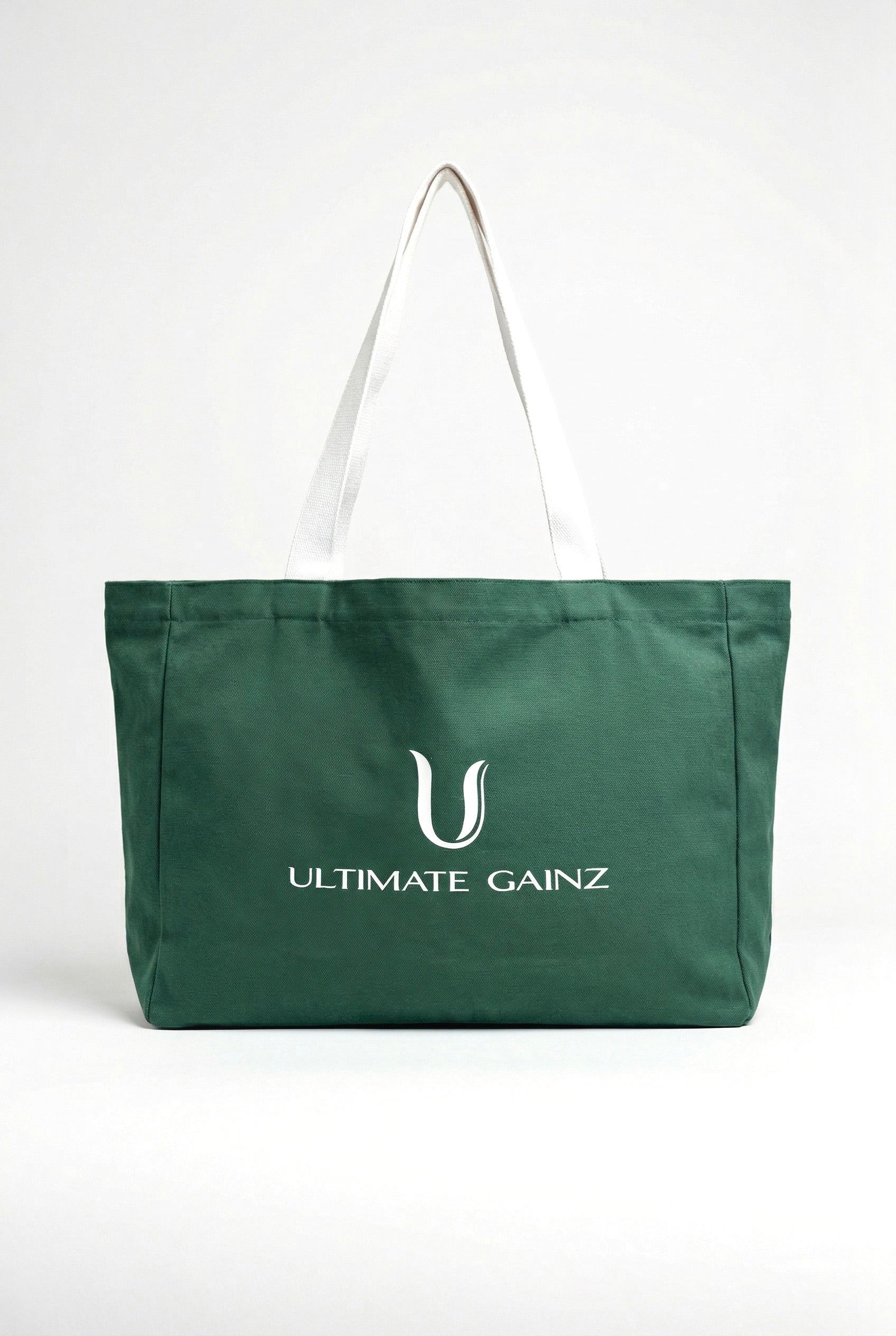 Ultimate Gainz Signature Tote Bag + 1 Paire de Chaussettes – Vert Forêt