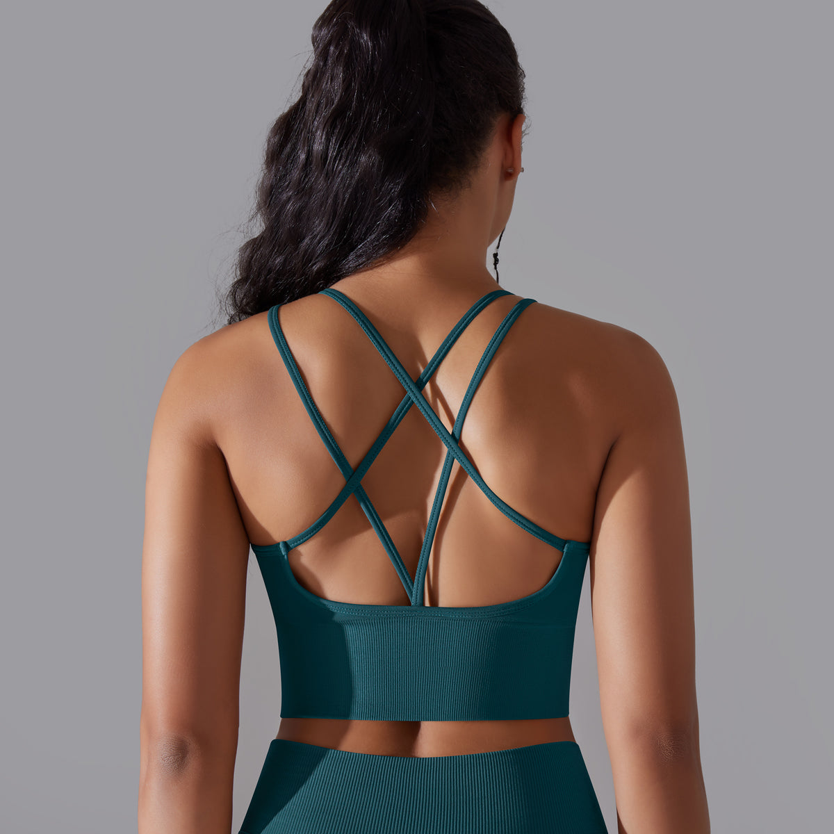 Daisy | Soutien-Gorge de Sport à Bretelles - Vert Foncé 