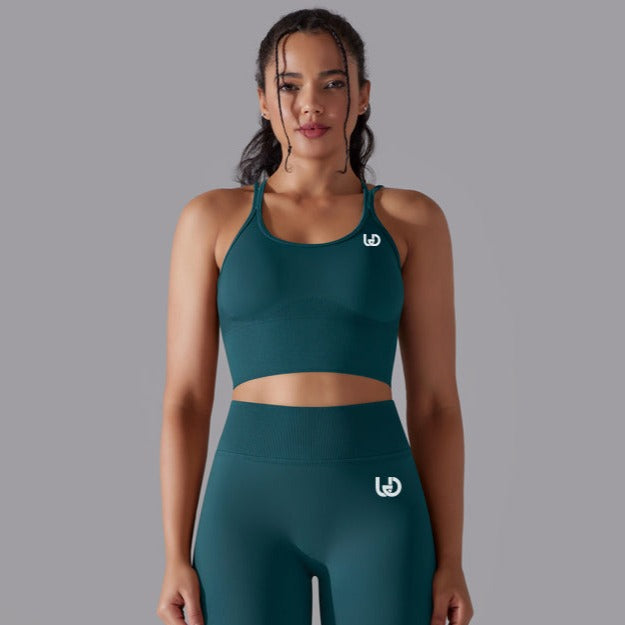 Daisy | Soutien-Gorge de Sport à Bretelles - Vert Foncé 