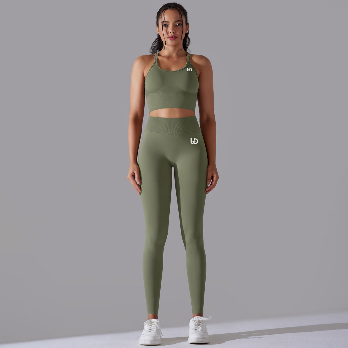 Daisy | Leggings Ensemble Vert - Haut