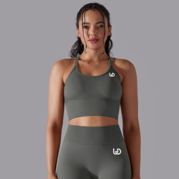 Daisy | Soutien-Gorge de Sport à Bretelles - Gris Foncé