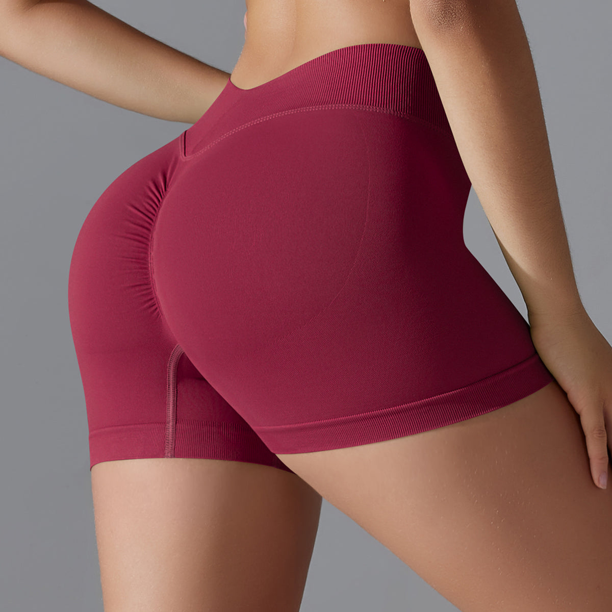 Mila V2 | Scrunch Sport Short - Rood