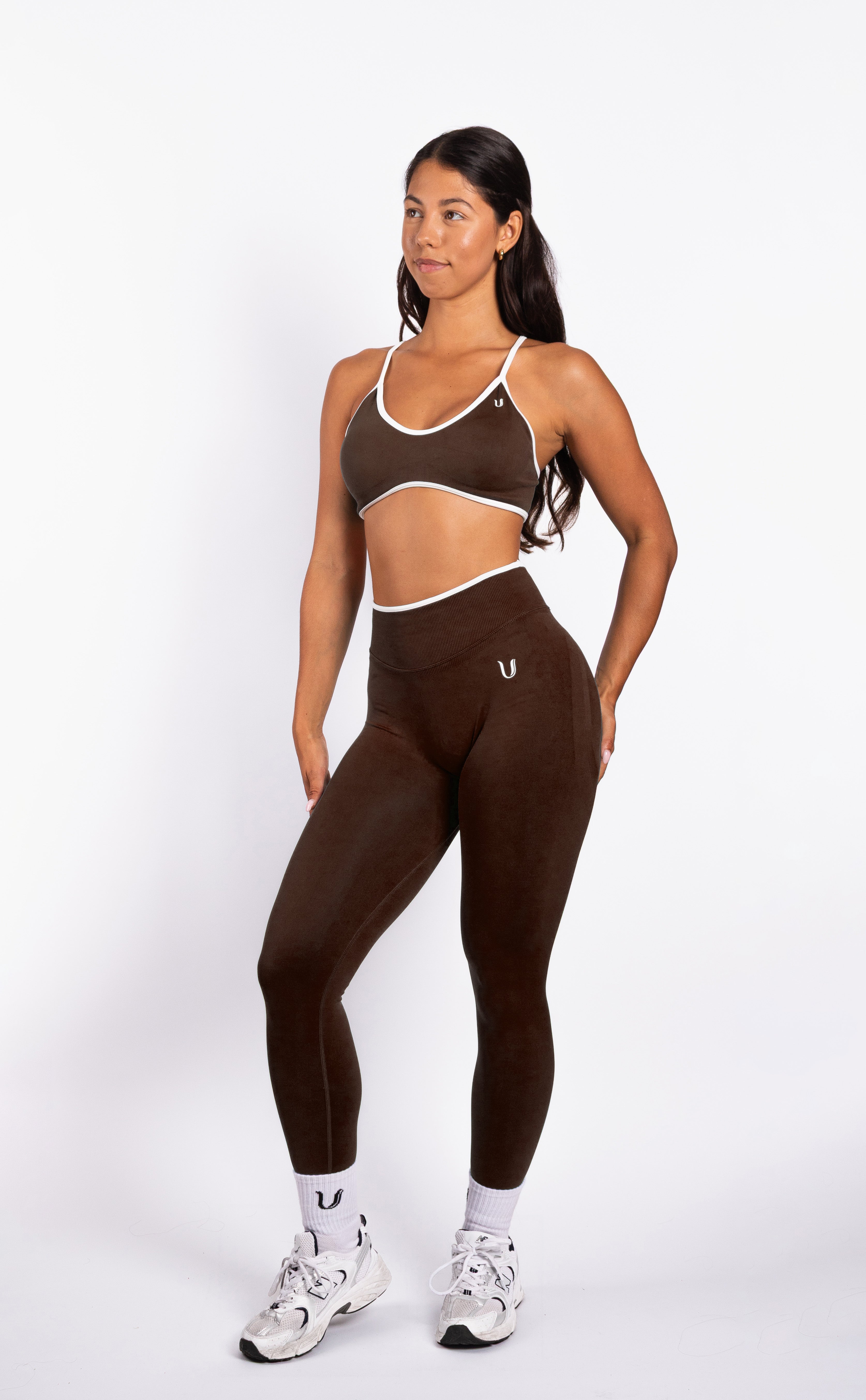 Ivy | Legging Shape Sans Coutures – Marron