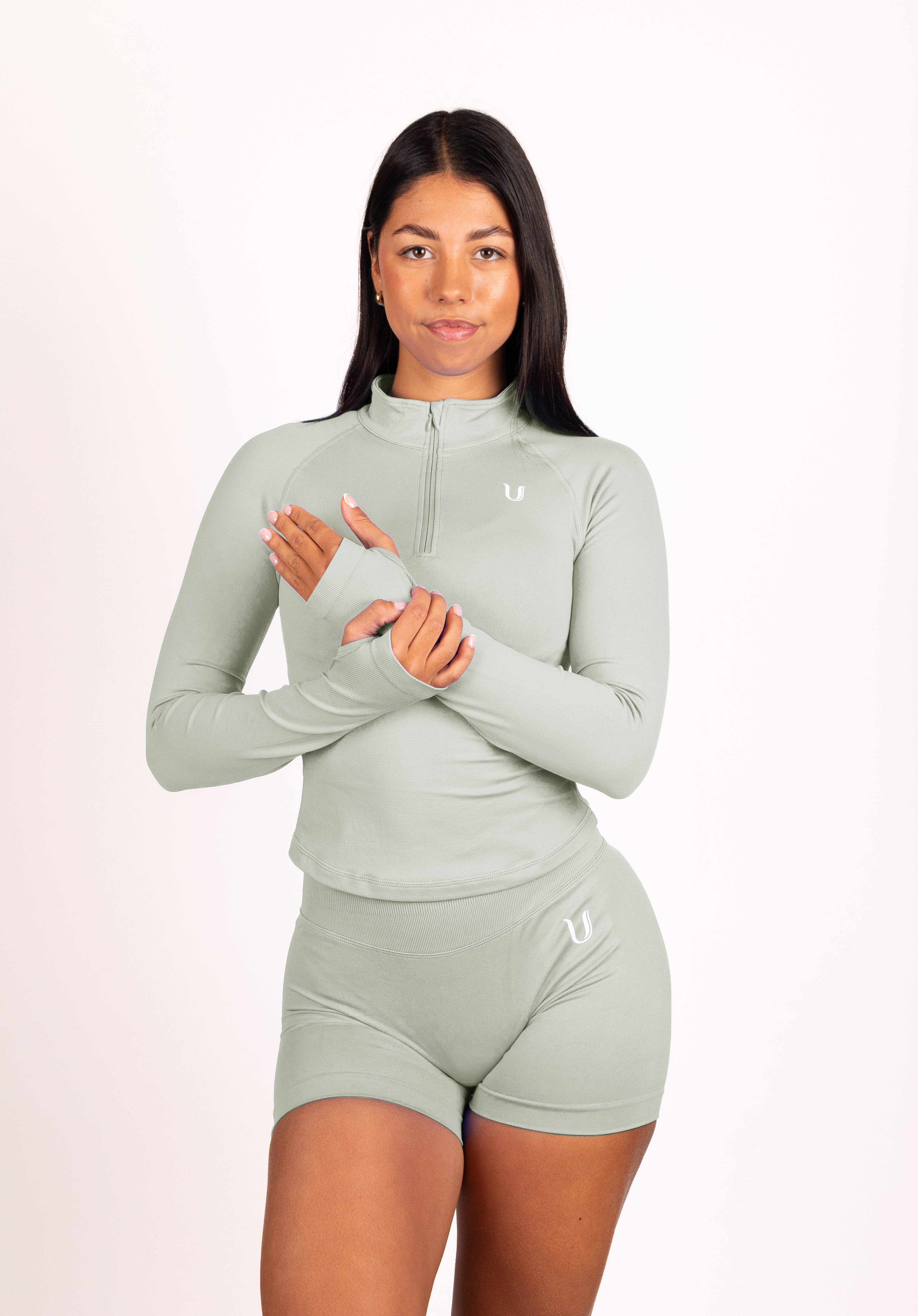 Beau | Premium High Performance Short Scrunch - Vert