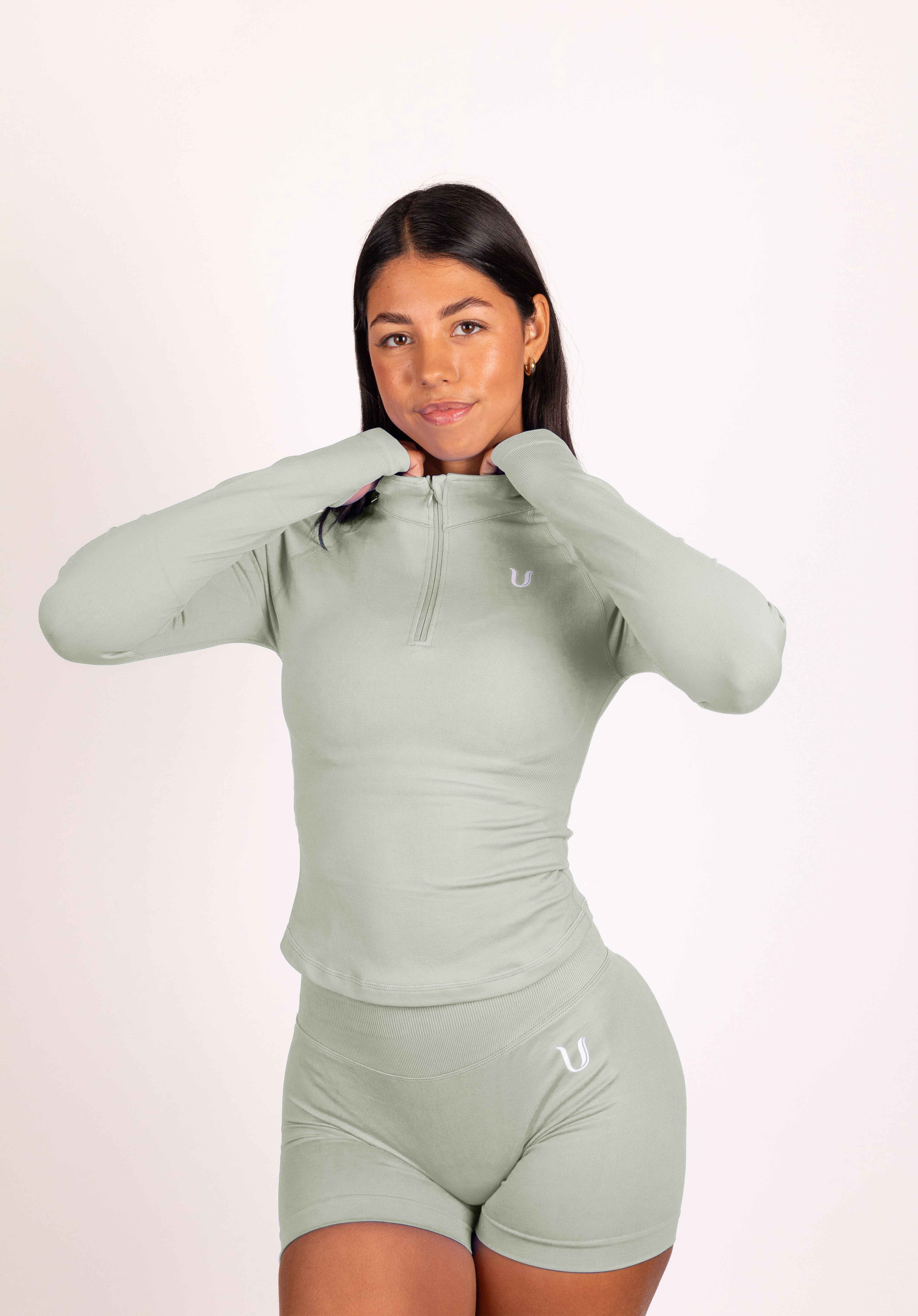 Beau | Premium High Performance Short Scrunch - Vert