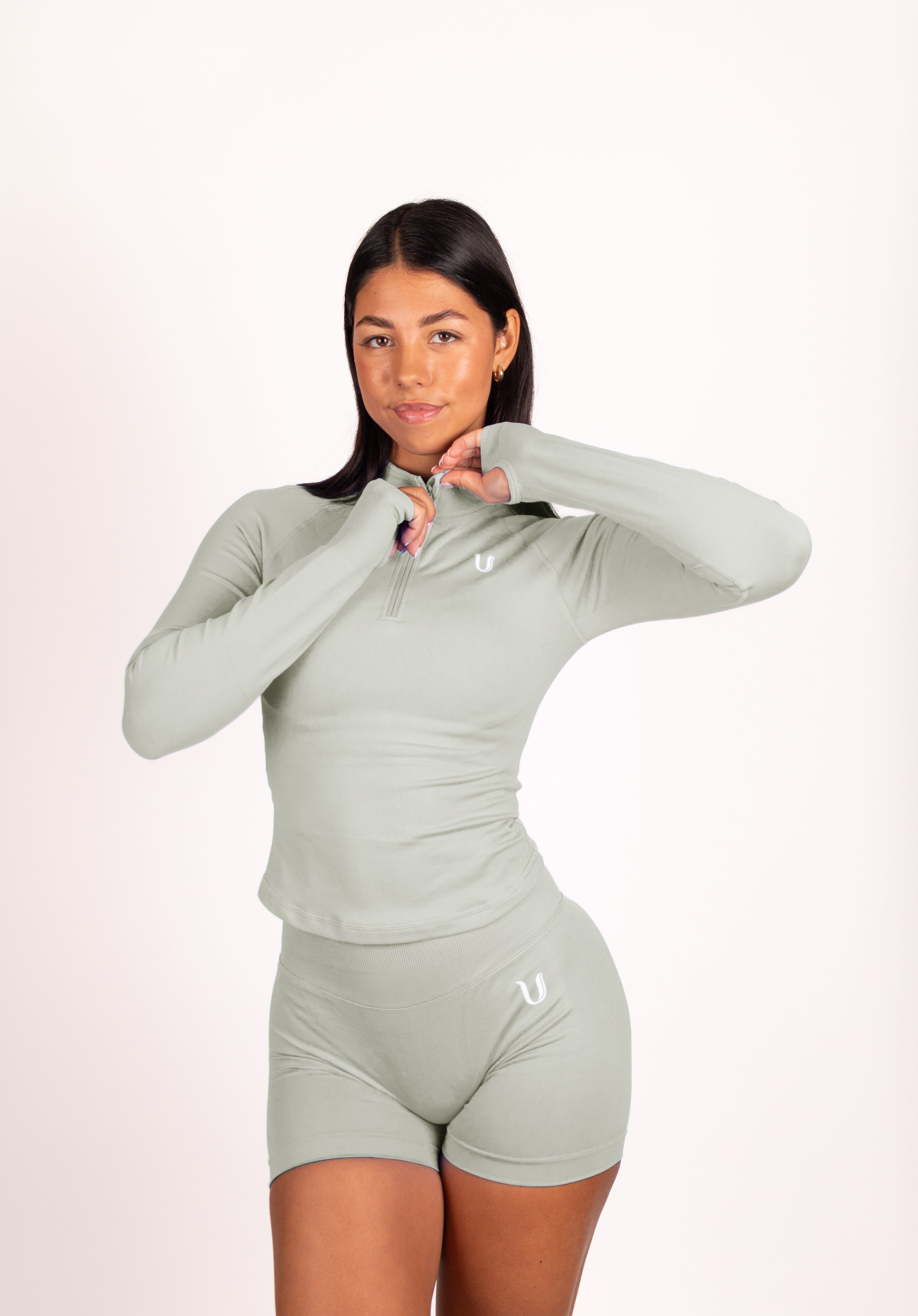 Beau | Premium High Performance Short Scrunch - Vert