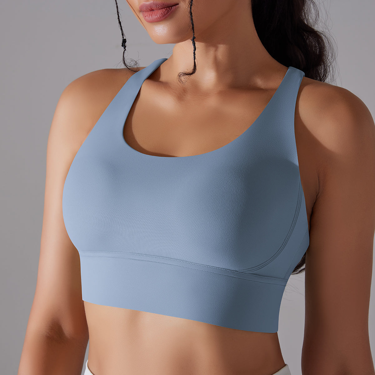 Kyra | Soutien-gorge croisé - Bleu