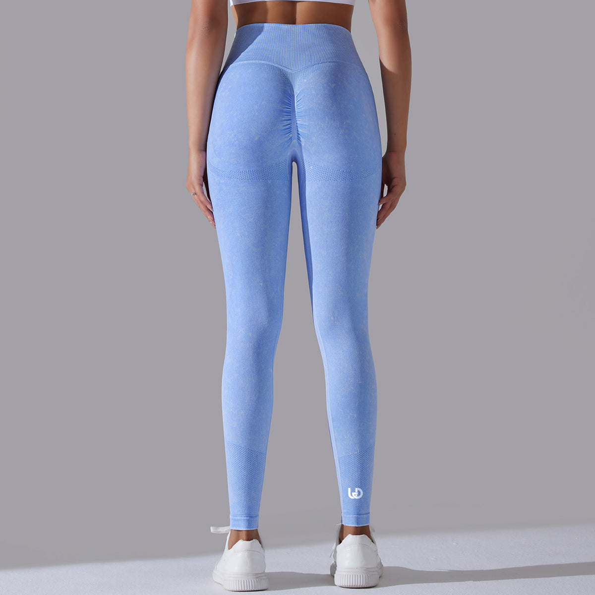 Jane | Legging Repli Motifs - BleuCiel