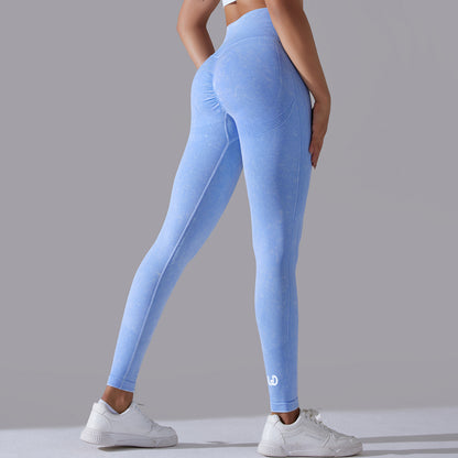 Jane | Legging Repli Motifs - BleuCiel