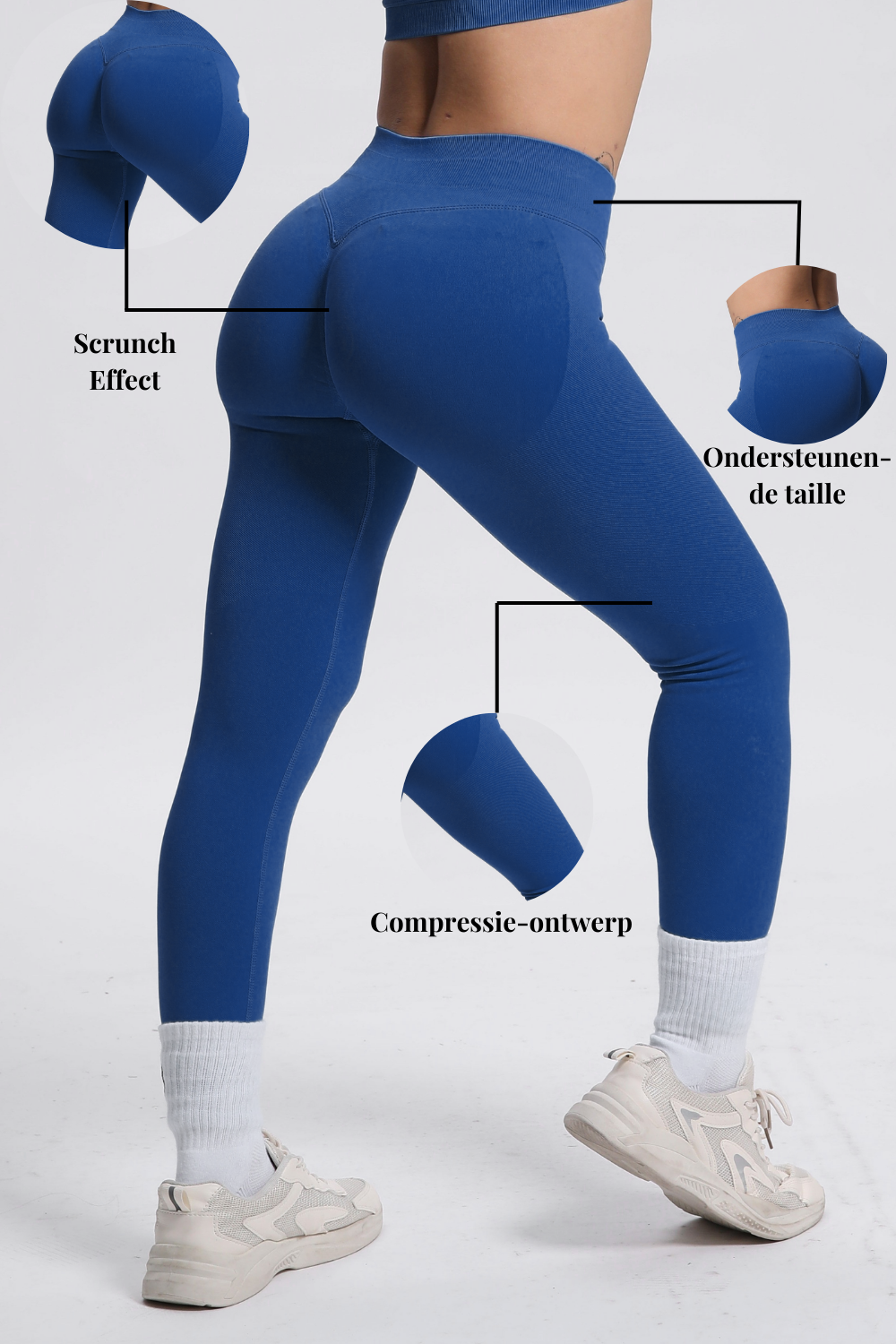 Beau | Legging Haute Performance - Bleu