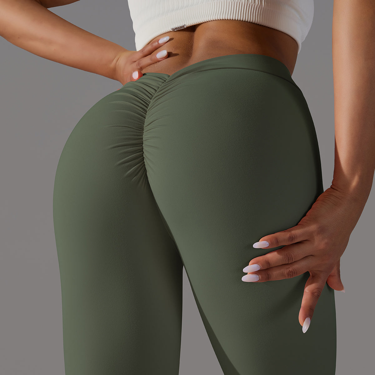 Emma | Legging Extra Repli - VertArmée