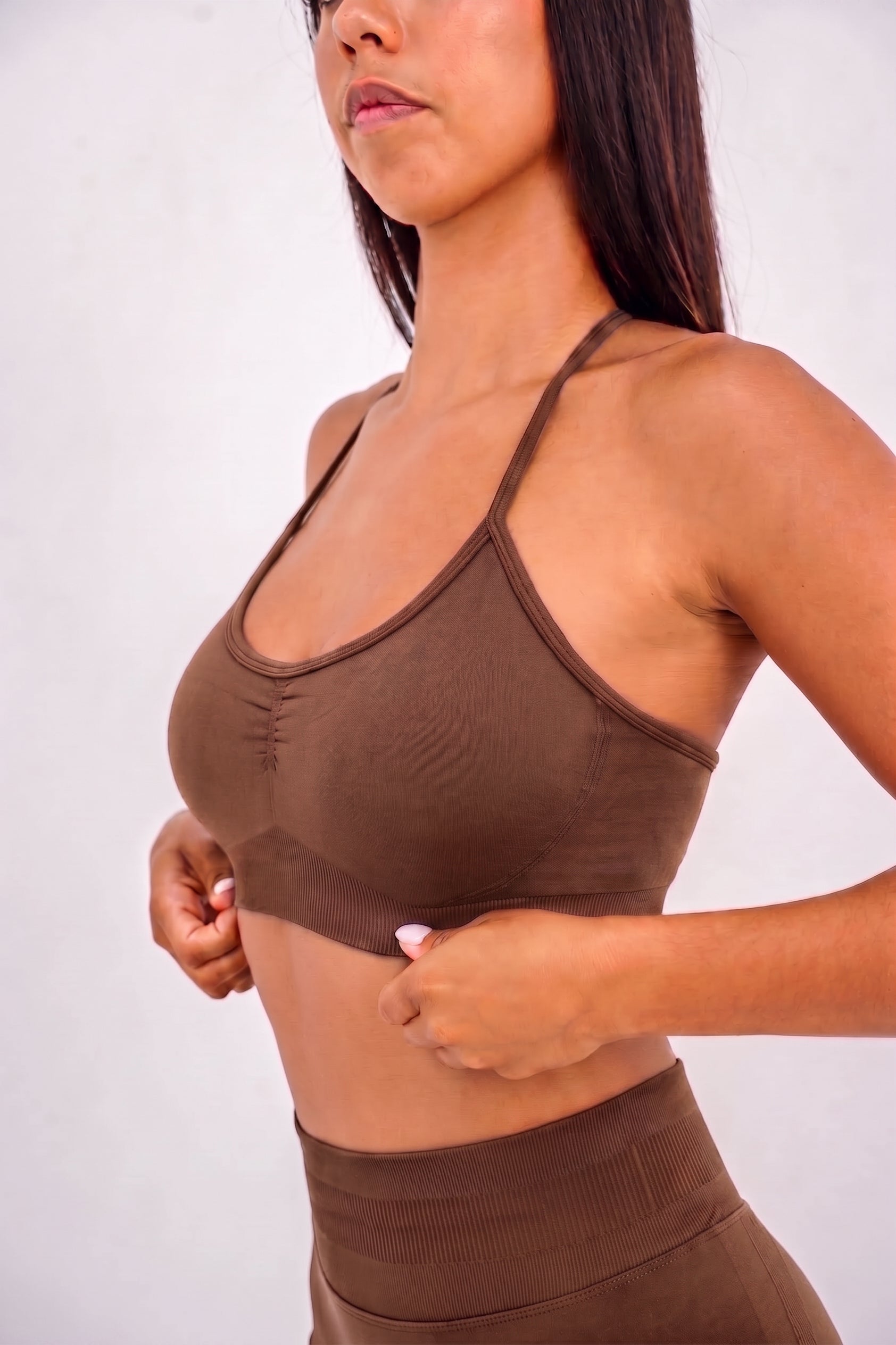 Luna | Premium Adjustable Sports Bra - Bruin