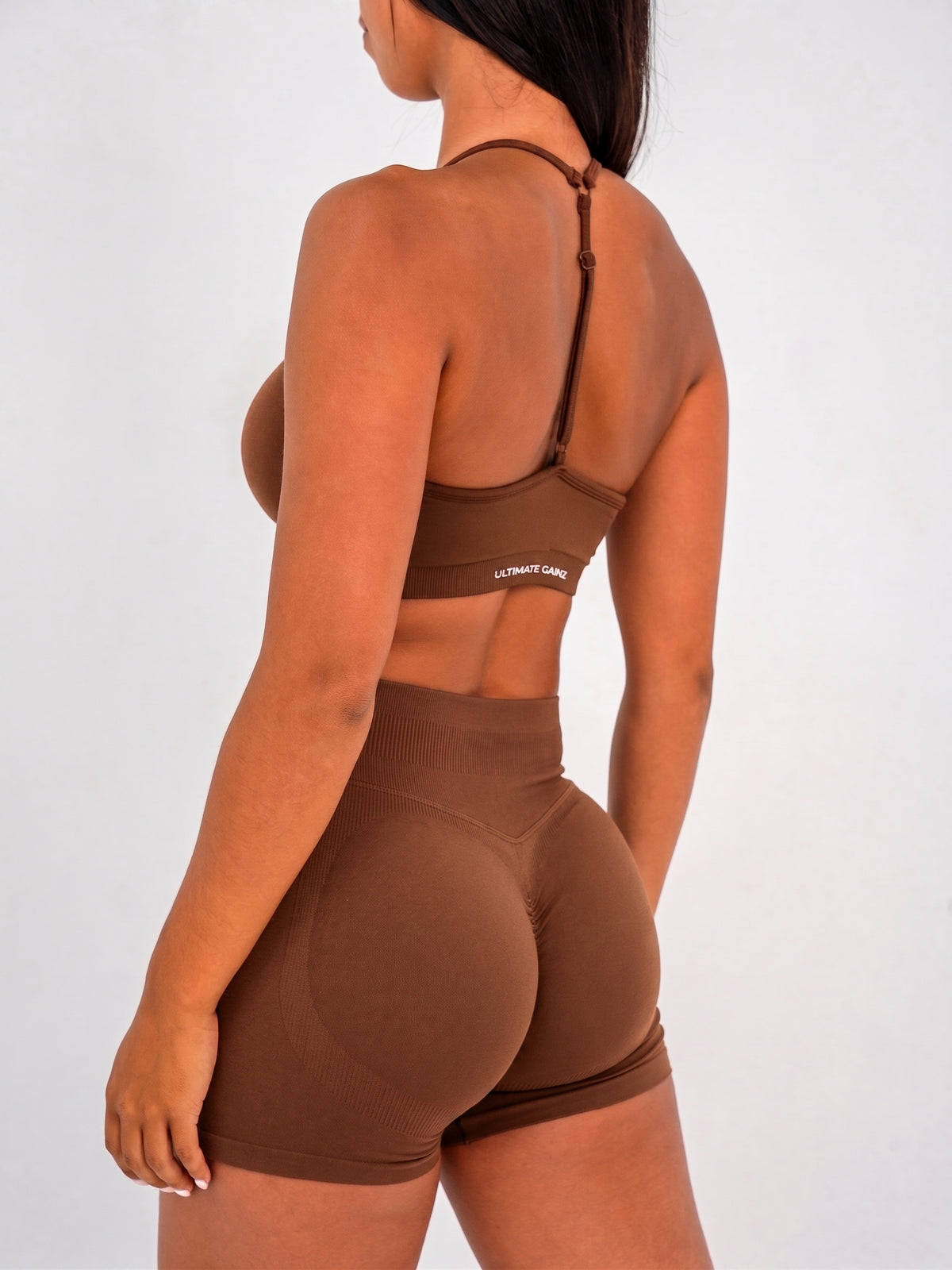 Luna | Premium Adjustable Sports Bra - Marron