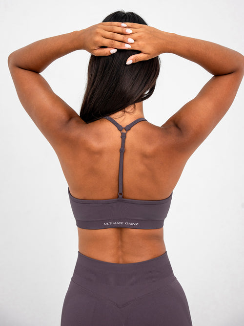 Luna | Premium Adjustable Sports Bra - Oudpaars