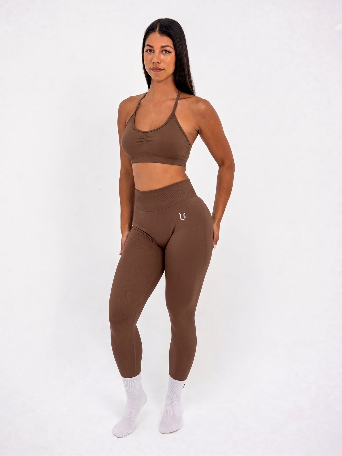 Luna | Premium Adjustable Sports Bra - Marron