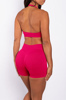Beau | Premium High Performance Short Scrunch - Rose