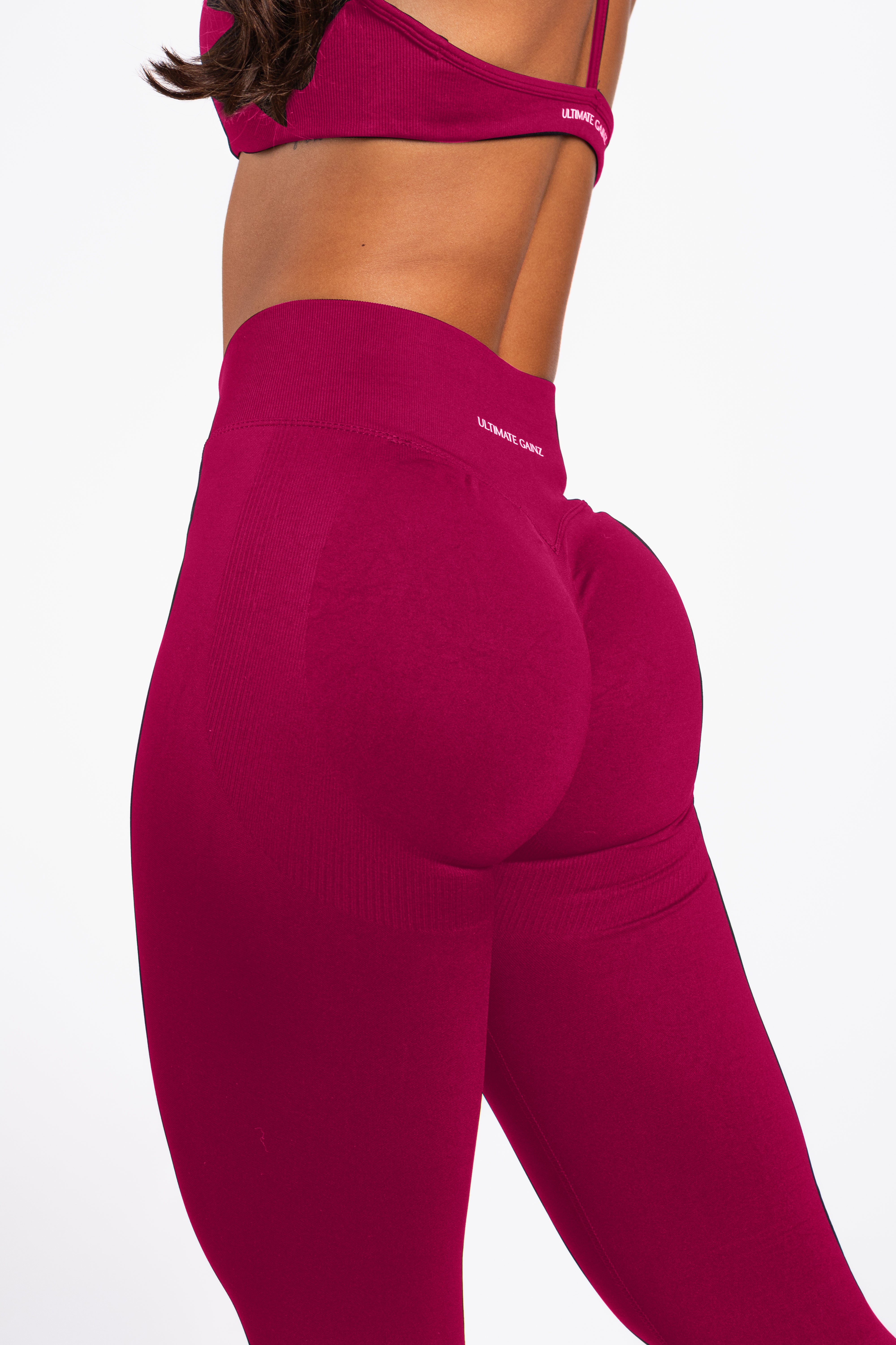 Nova | Legging Sans Couture Gainant – Framboise
