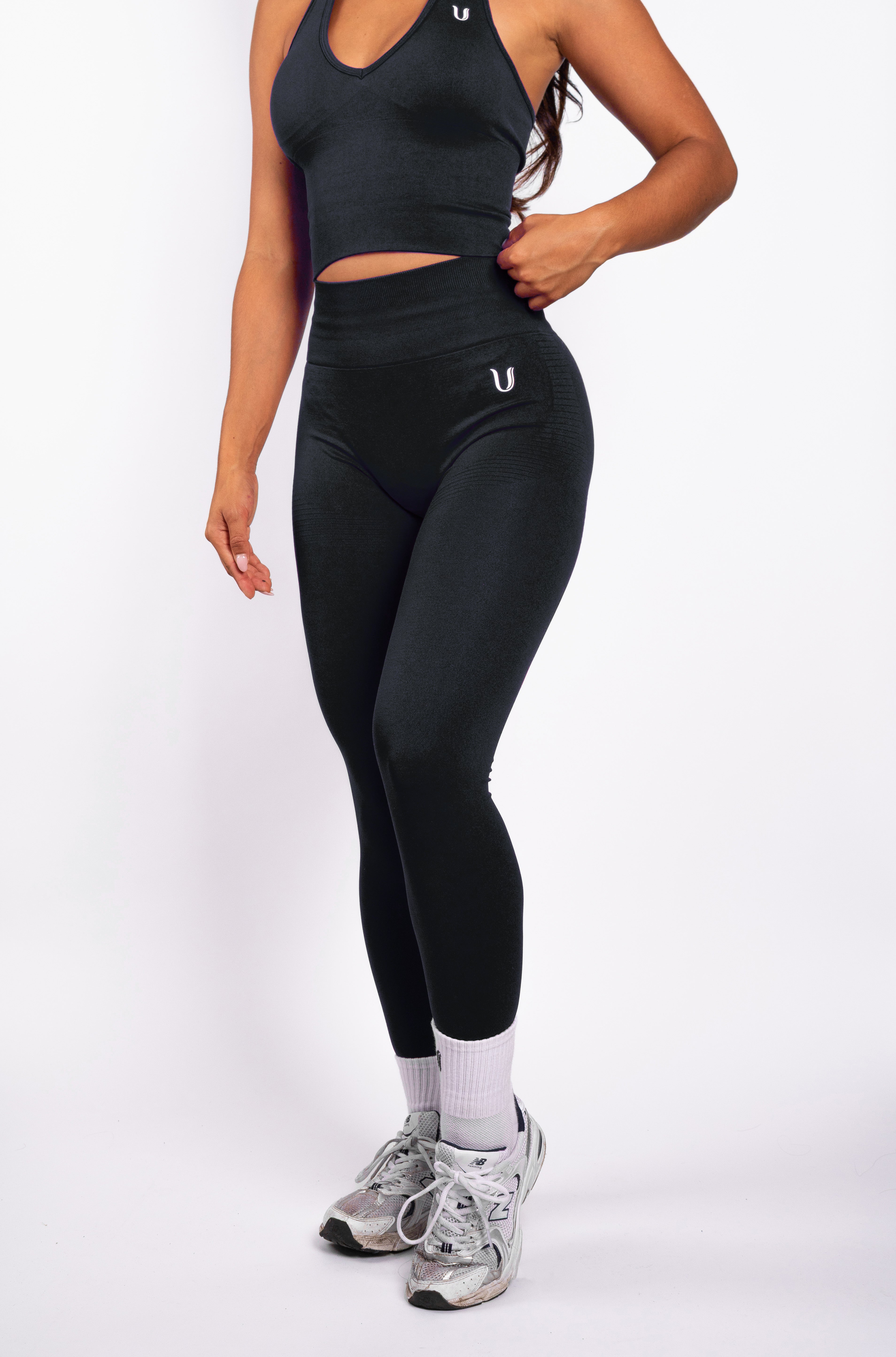 Bibi | Legging Côtelé Seamless – Rouge