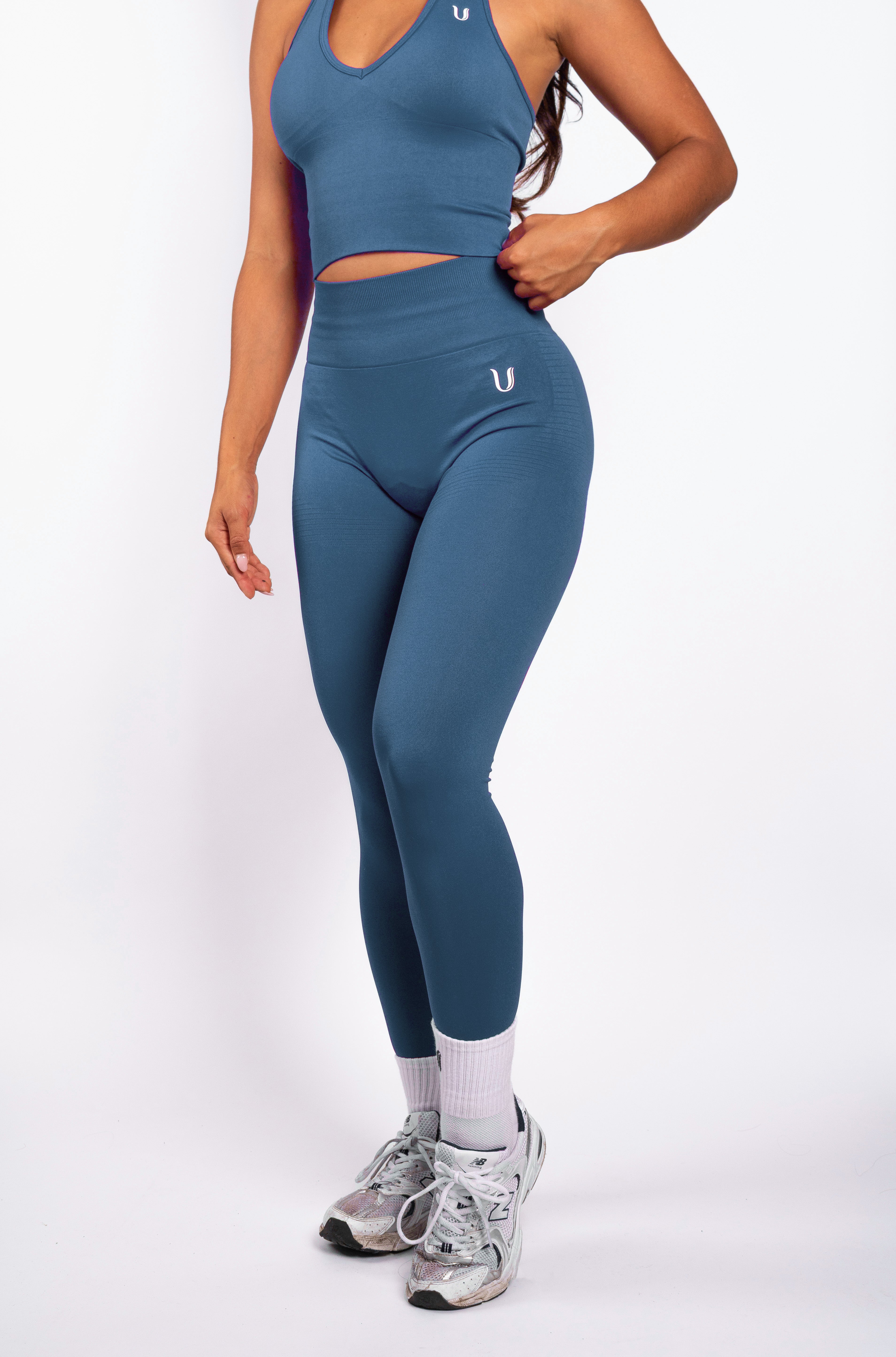 Bibi | Legging Côtelé Seamless – Rouge