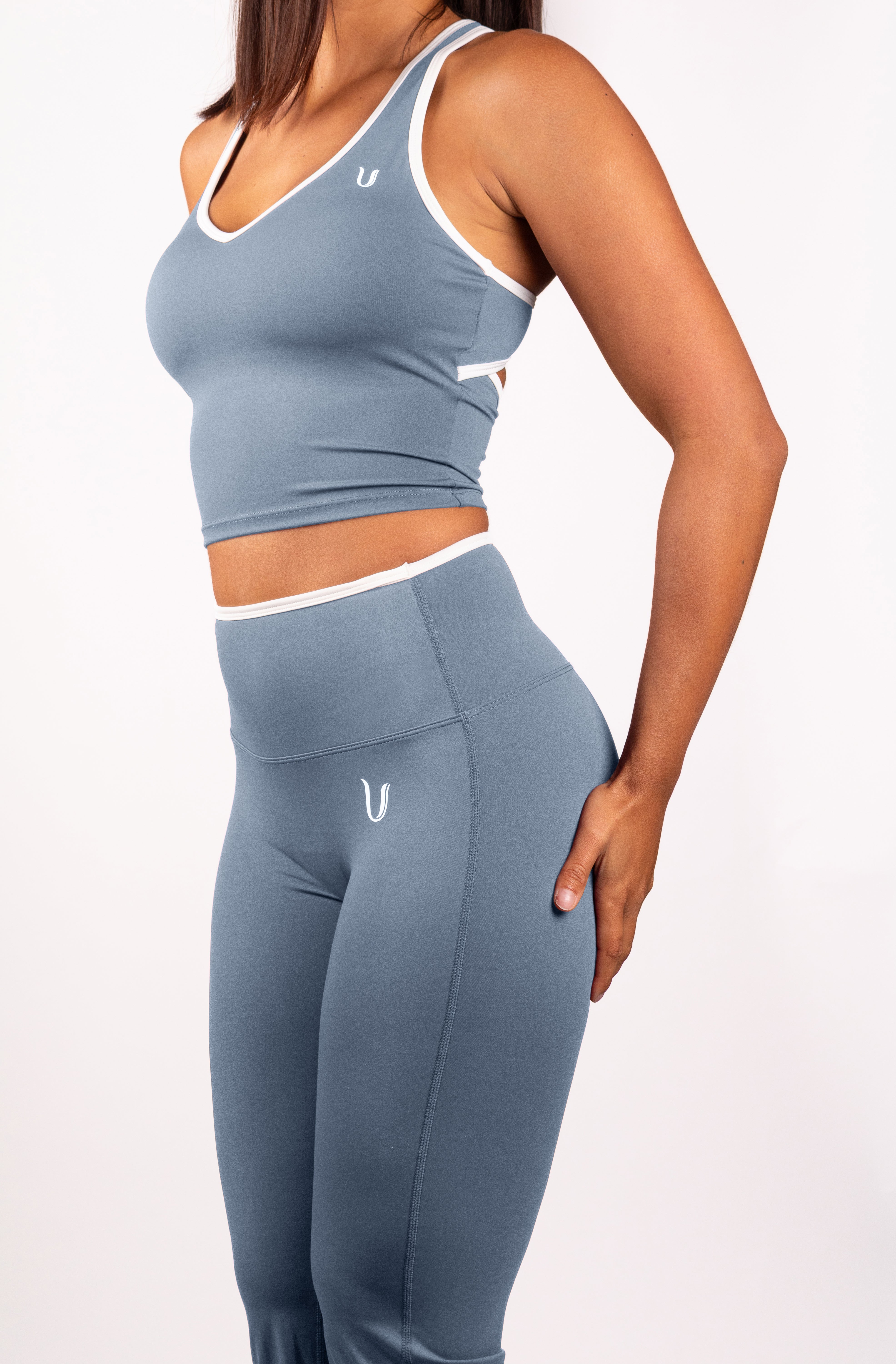 Ivy | Flare Legging – Bleu Clair