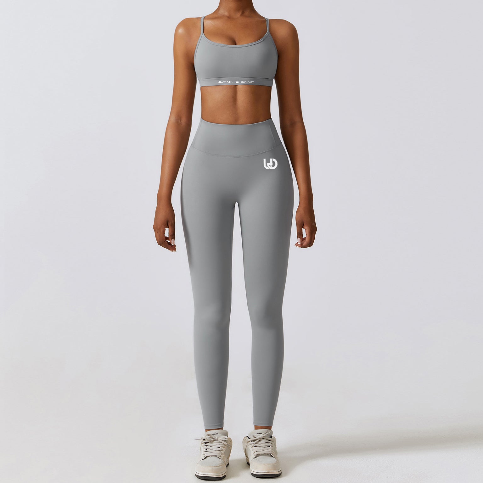 Hailey Set | Haut Legging - GrisClair