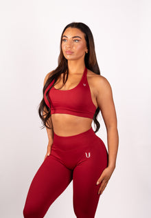 Beau Halter Support Bra Rood - Dames sportkleding | Ultimate Gainz