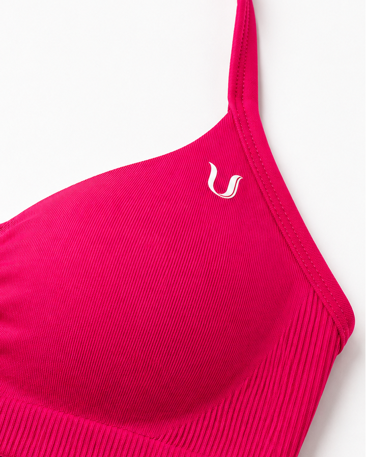 Beau | Halter Support Bra - Rose
